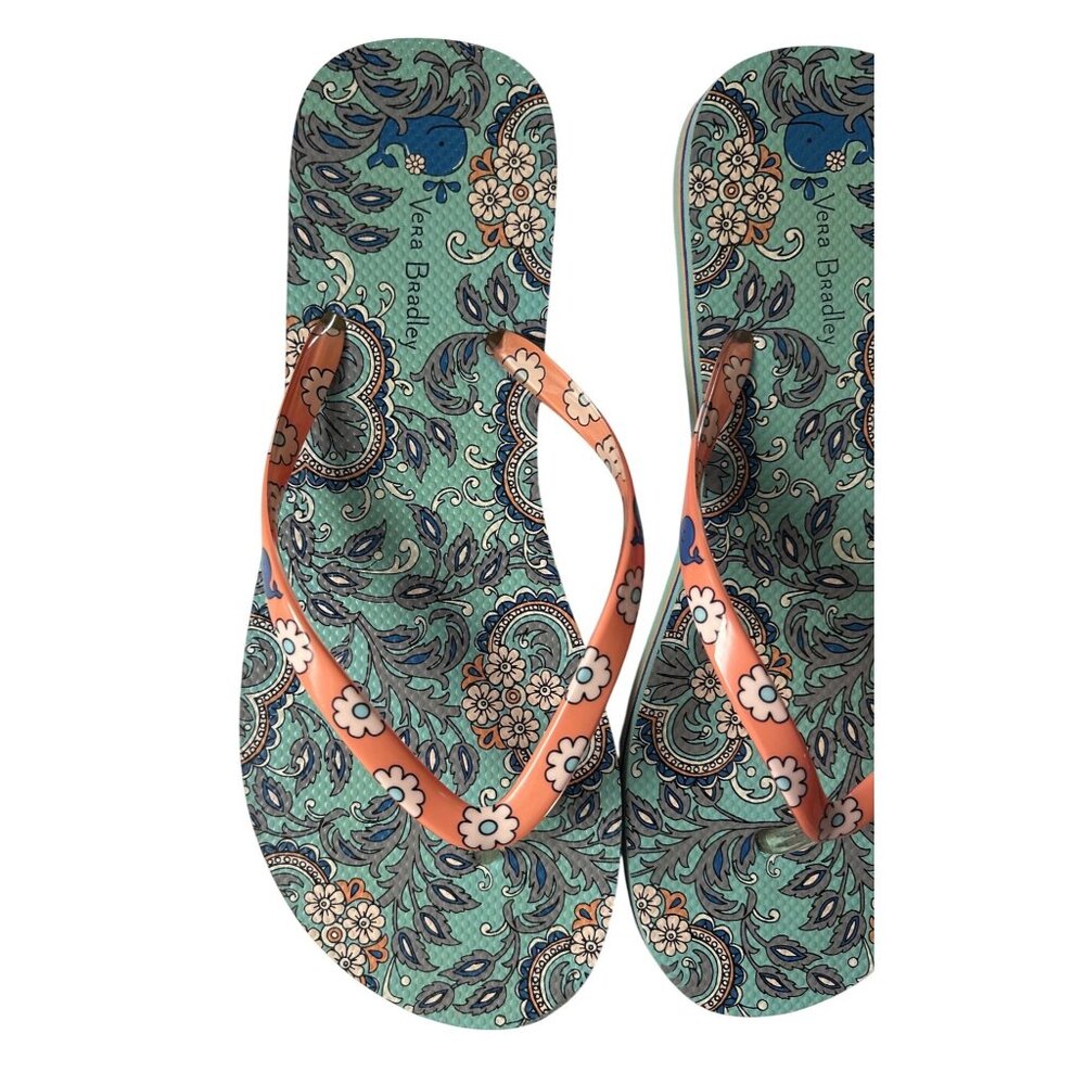 Havaianas and Vera Bradley Womens Flip-Flops Lot - Floral Prints 9/10 US - Picture 2 of 10